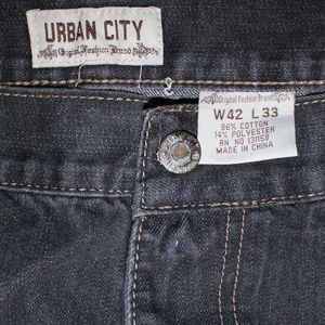 Urban City Original Brand Black Denim jeans